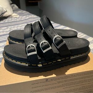 Dr. Martens Black Sandals